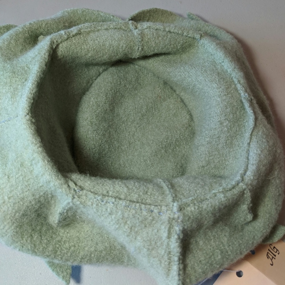 NWT Artisan Wool Hat One Of A Kind Sage Green - Picture 7 of 7
